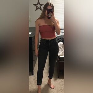 Dynamite High Rise Skinny Jeans | Black